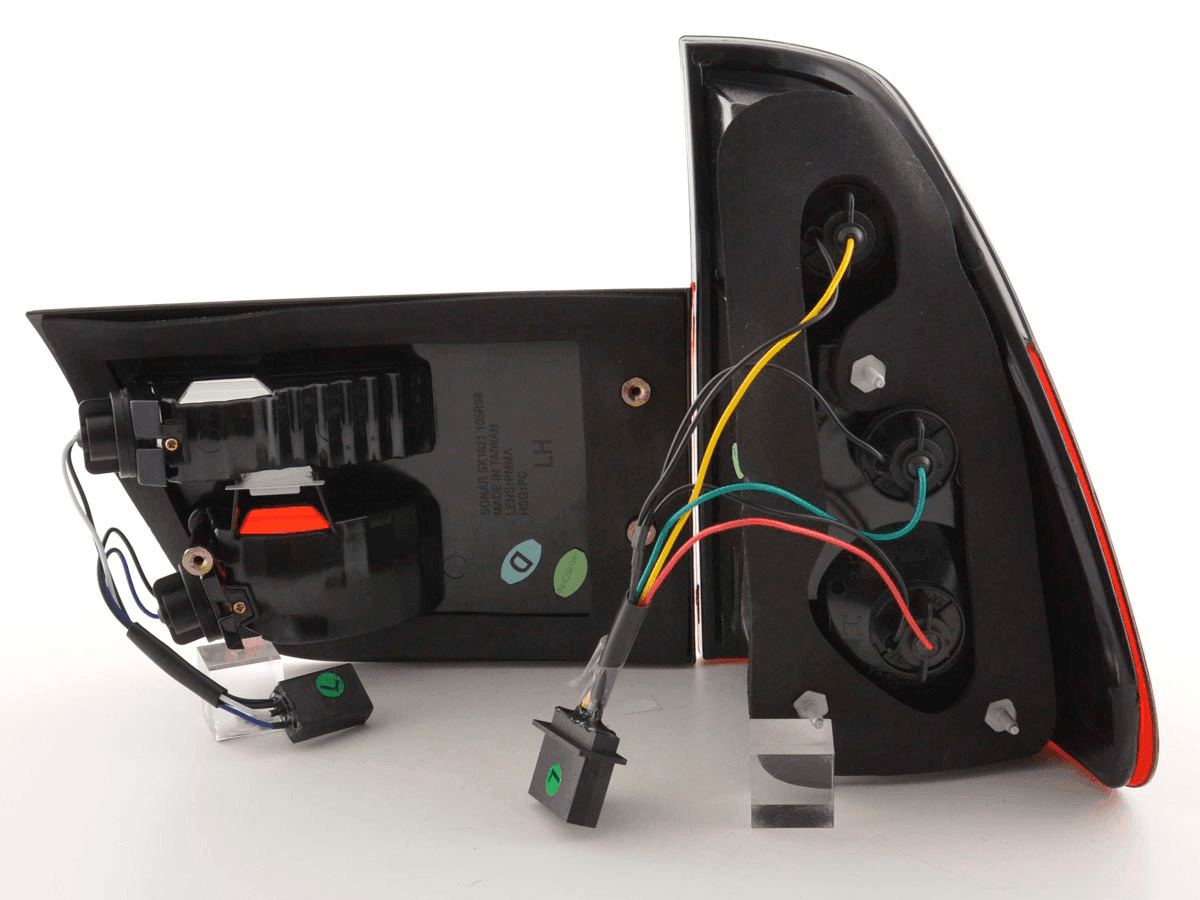 BMW X5 E53 Red/Smoked Taillights Set (1998-2003) - K2 Industries