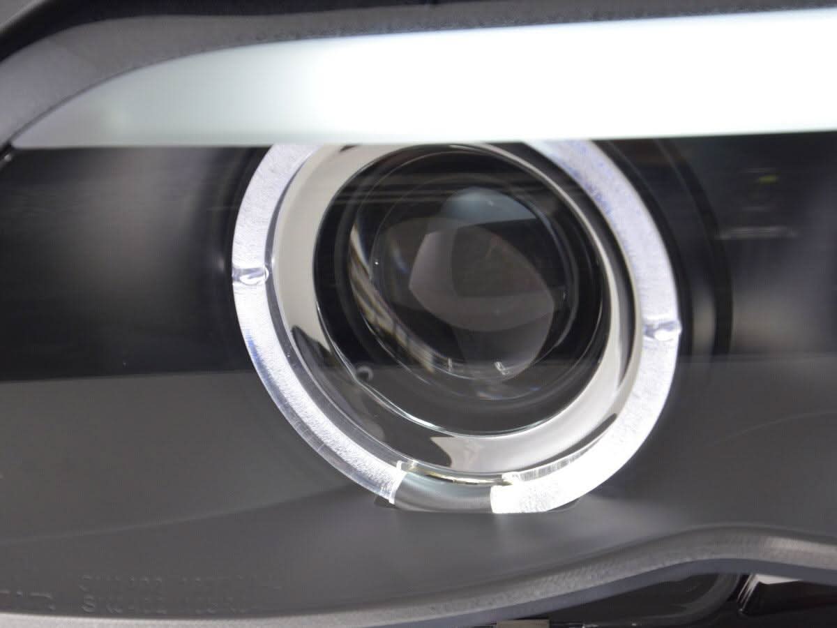 BMW X5 E53 Xenon Black Angel Eye LED Headlights (2003-2006) - K2 Industries