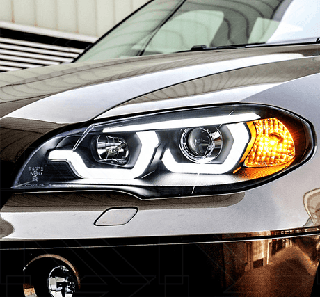 BMW X5 E70 3D Design Headlights 2007-2013 - K2 Industries