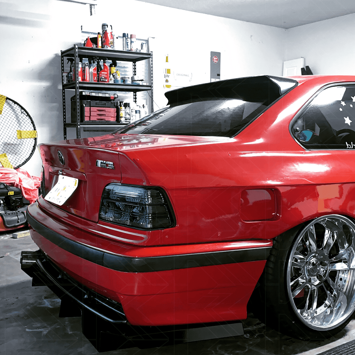 BMW E36 Coupe Smoked/Clear Tail Lights (1990-1999) - K2 Industries