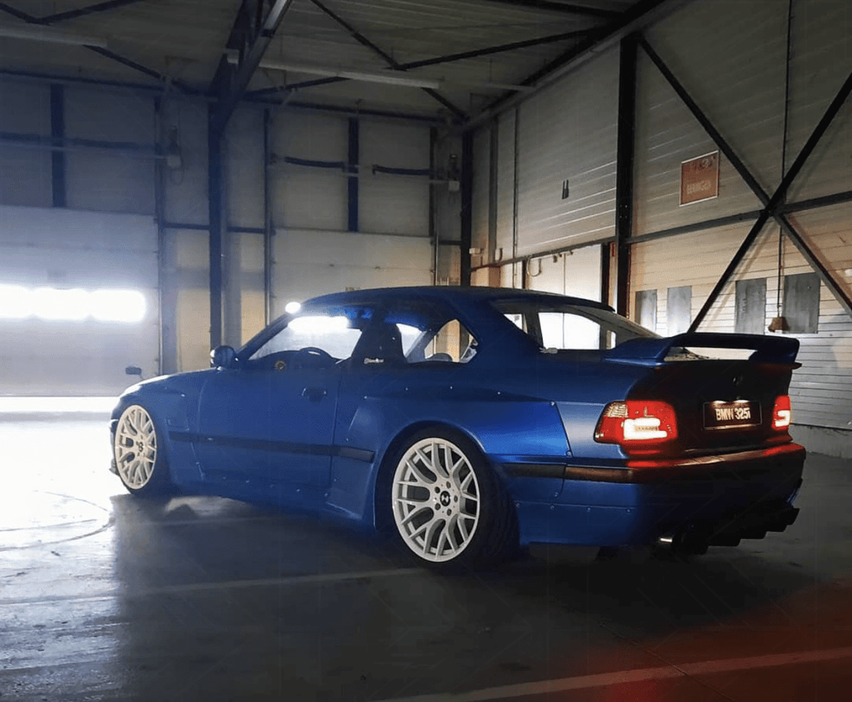 BMW E36 Coupe/Convertible JDM Red/Smoke LED BAR Tail Lights(1991-1998) - K2 Industries