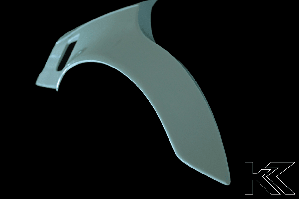 E36 Sedan Complete Over Fender Set - With Door Handle Cut-Outs (1990-1999) - K2 Industries