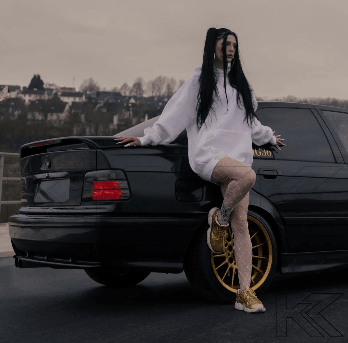 E36 Sedan OEM Style Smoked Tail Lights (1992 - 2000) - K2 Industries