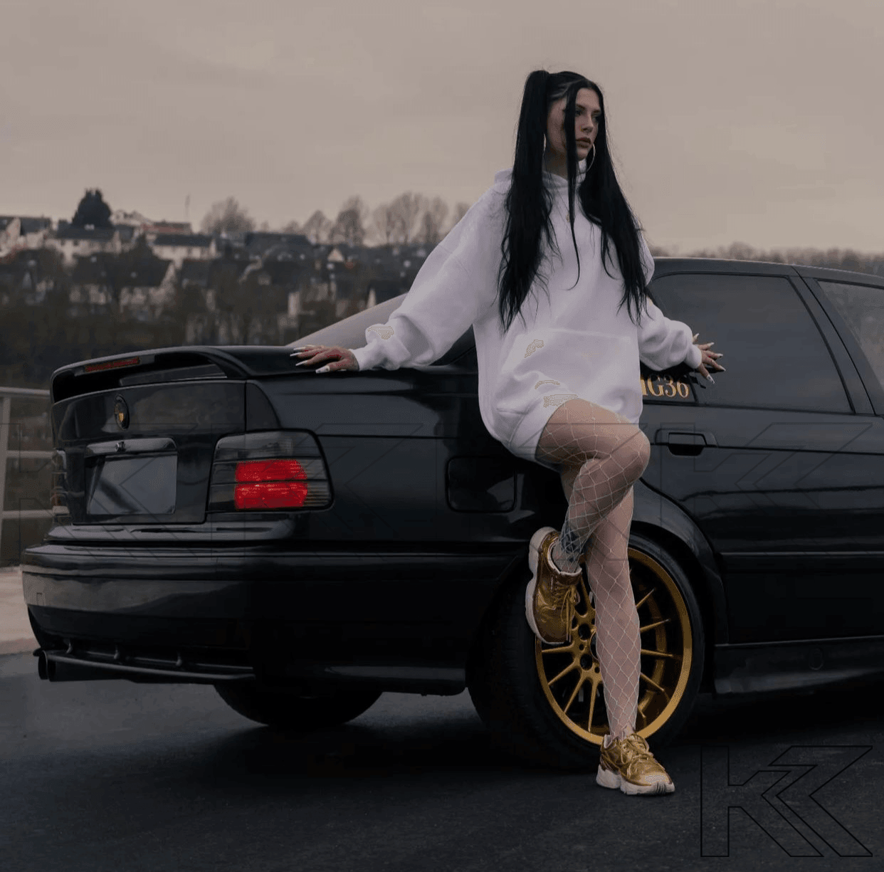 E36 Sedan OEM Style Smoked Tail Lights (1992 - 2000) - K2 Industries