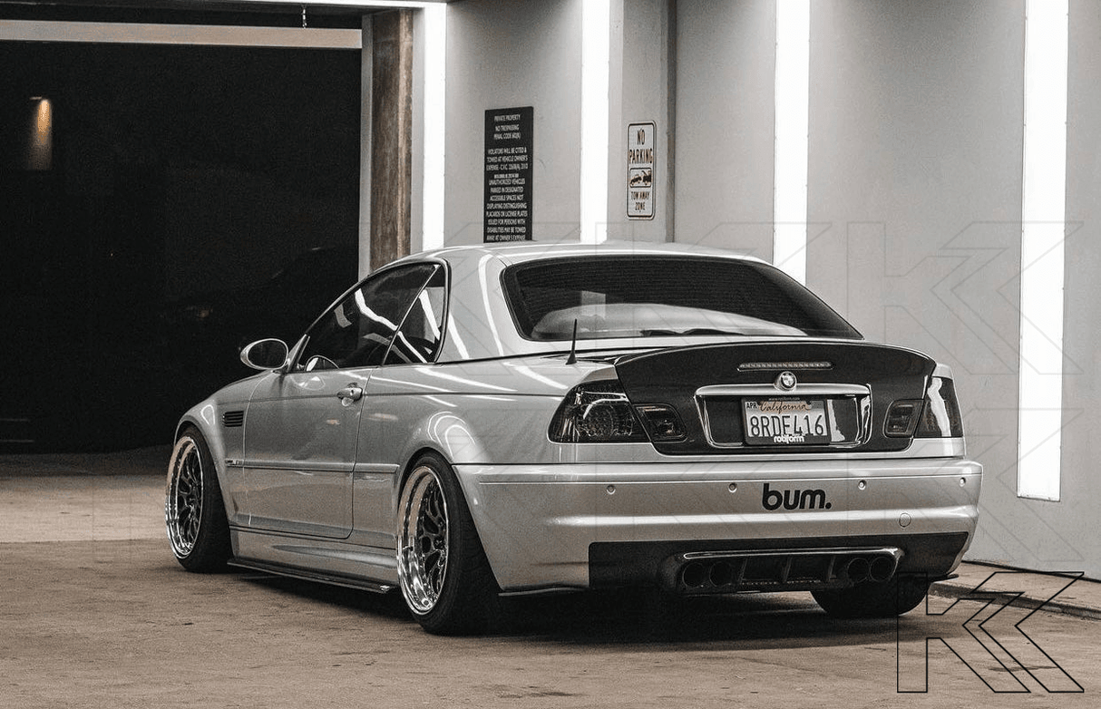 E46 Convertible Clear/Smoked LED Tail Lights (1999-2003) - K2 Industries
