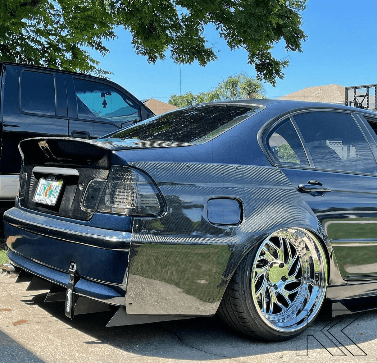 E46 Sedan Clear/Smoked LED Tail Lights - Face Lift (2003-2006) - K2 Industries