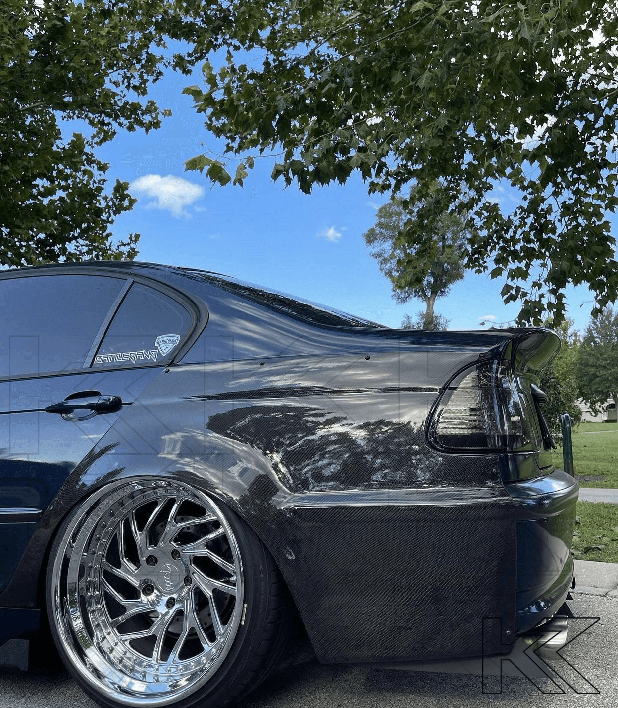 E46 Sedan Clear/Smoked LED Tail Lights - Face Lift (2003-2006) - K2 Industries