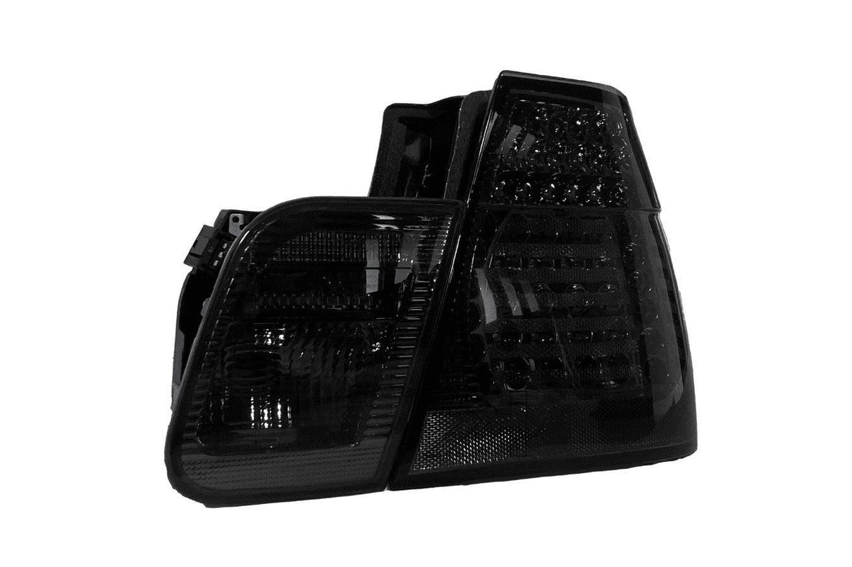 E46 Sedan Clear/Smoked LED Tail Lights - Pre Face Lift (1999-2001) - K2 Industries