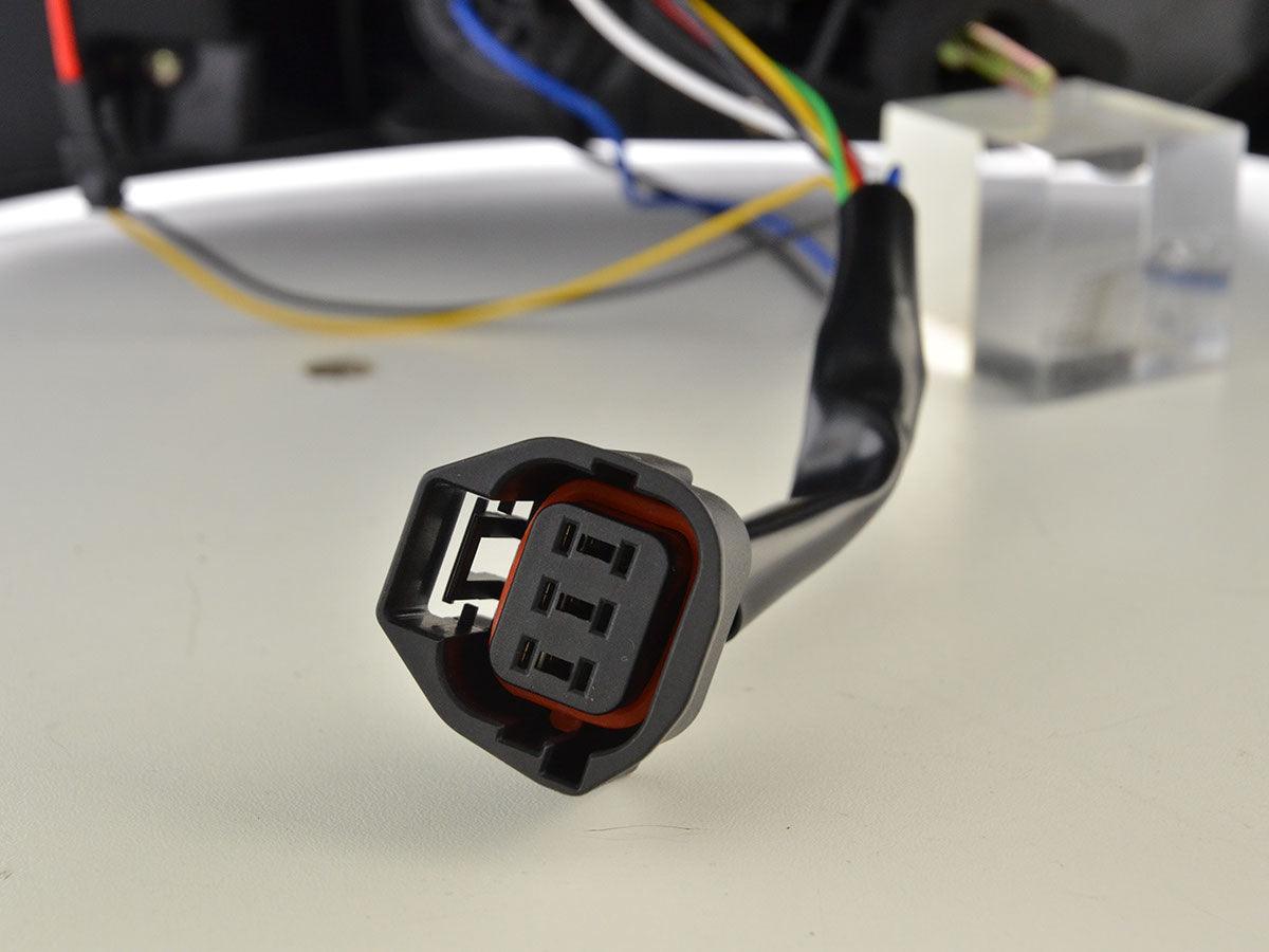 Ford Focus 3 (C346) Hatchback Black Clear LED Taillights Set (2011 - 2014) - K2 Industries