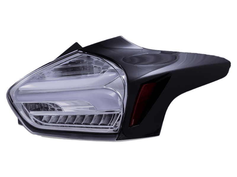 Ford Focus 3 (C346) Hatchback BlackLine LED Taillights Set (2015-2018) - K2 Industries