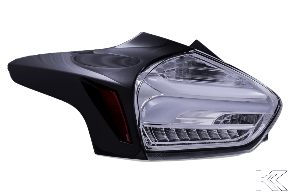 Ford Focus 3 (C346) Hatchback BlackLine LED Taillights Set (2015-2018) - K2 Industries