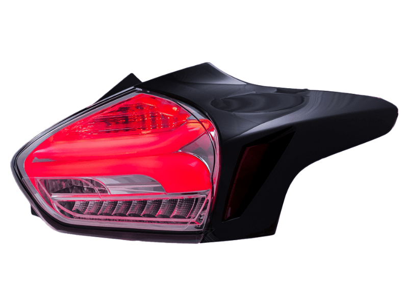 Ford Focus 3 (C346) Hatchback BlackLine LED Taillights Set (2015-2018) - K2 Industries