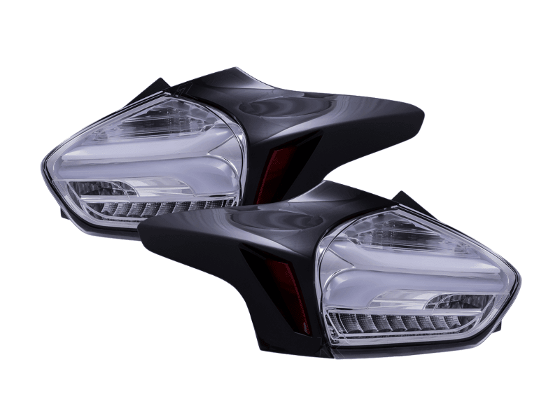 Ford Focus 3 (C346) Hatchback BlackLine LED Taillights Set (2015-2018) - K2 Industries