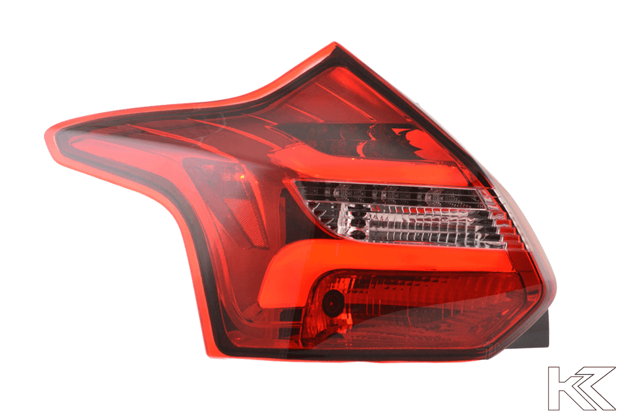 Ford Focus 3 (C346) Hatchback Red LED Taillights Set (2011 - 2014) - K2 Industries