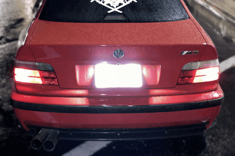 BMW E36 LED License Plate Lights  - Super Bright (1992–1999) - K2 Industries