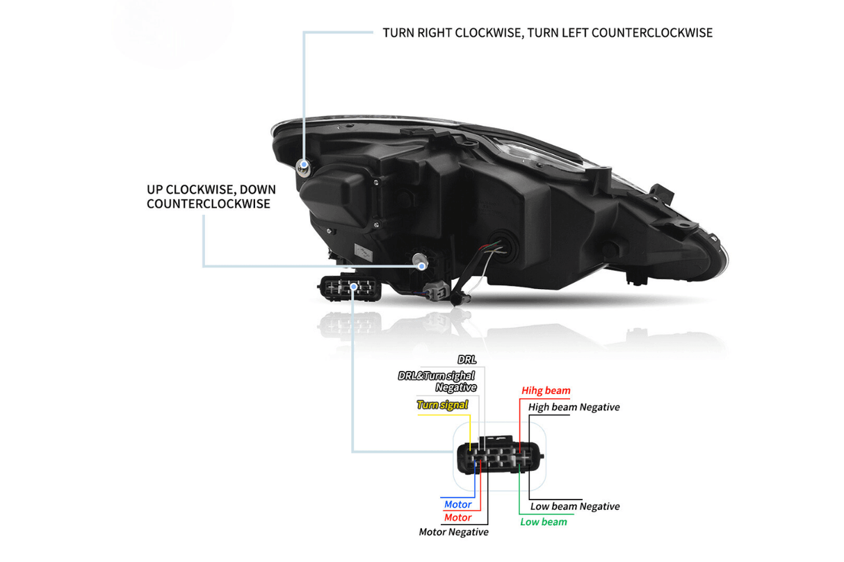 Lexus IS250/IS250C/IS350/IS220d & ISF(XE20) Black Matrix Projector Headlights (2006-2014) - K2 Industries