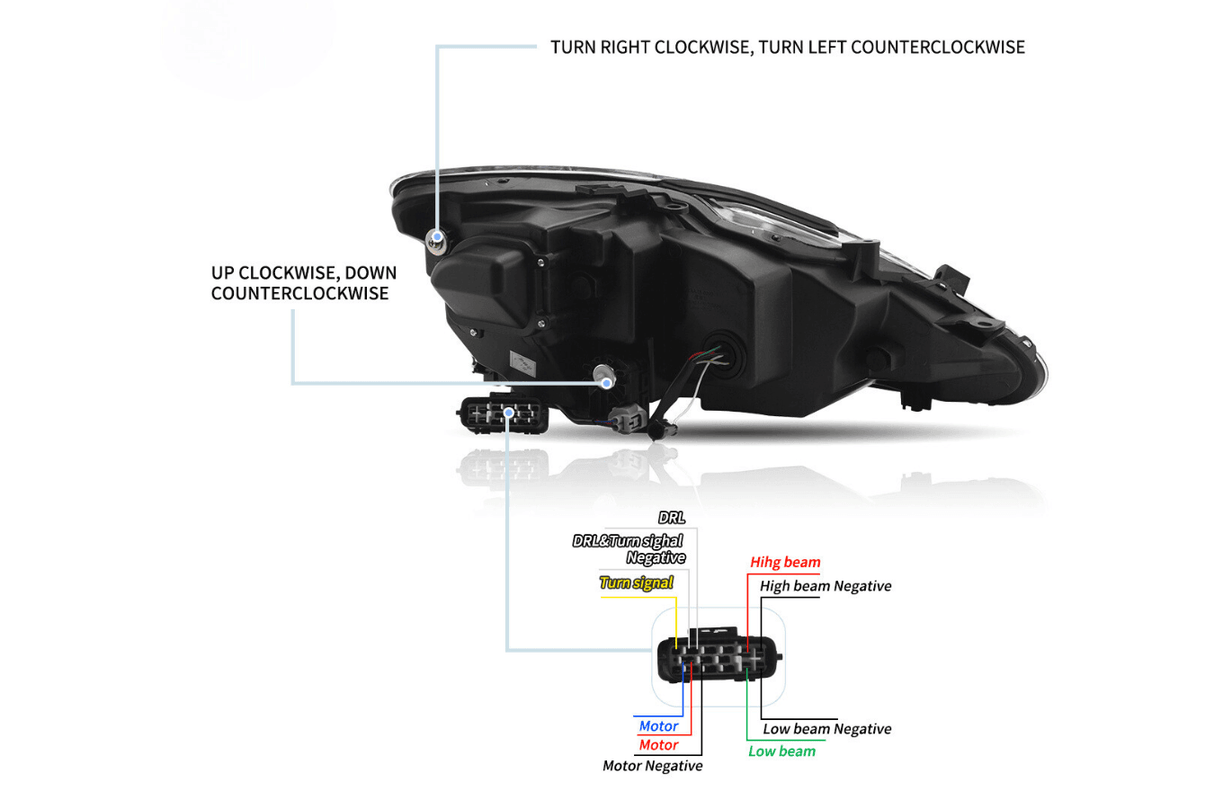 Lexus IS250/IS250C/IS350/IS220d & ISF(XE20) Black Matrix Projector Headlights (2006-2014) - K2 Industries