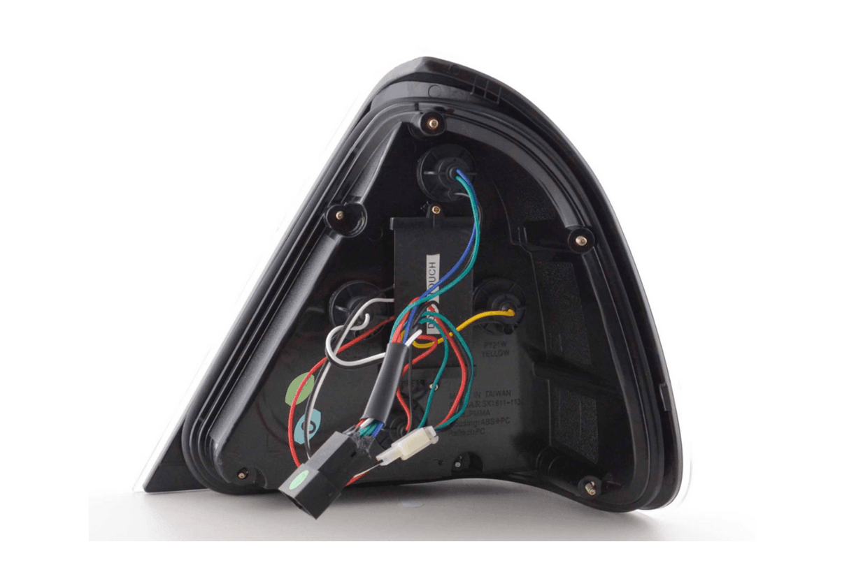 Mercedes Benz C-Class (202) Chrome Clear LED Taillights Set (1996-2000) - K2 Industries