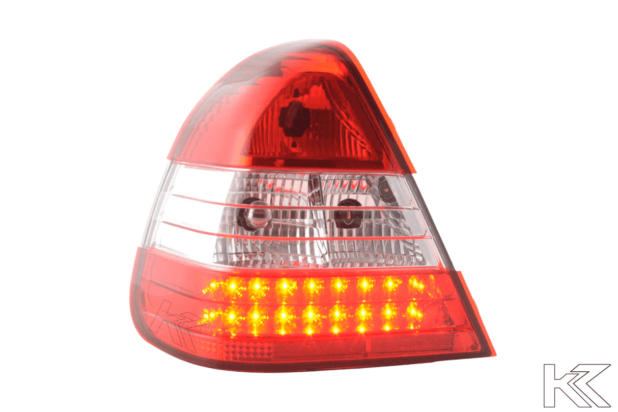 Mercedes Benz C-Class (202) Red LED Taillights Set (1996-2000) - K2 Industries