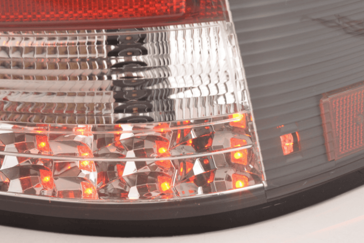 Mercedes Benz C-Class (203) Sedan Black LED Taillights Set (2005-2007) - K2 Industries