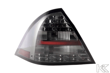 Mercedes Benz C-Class (203) Sedan Chrome Smoke LED Taillights Set (2005-2007) - K2 Industries