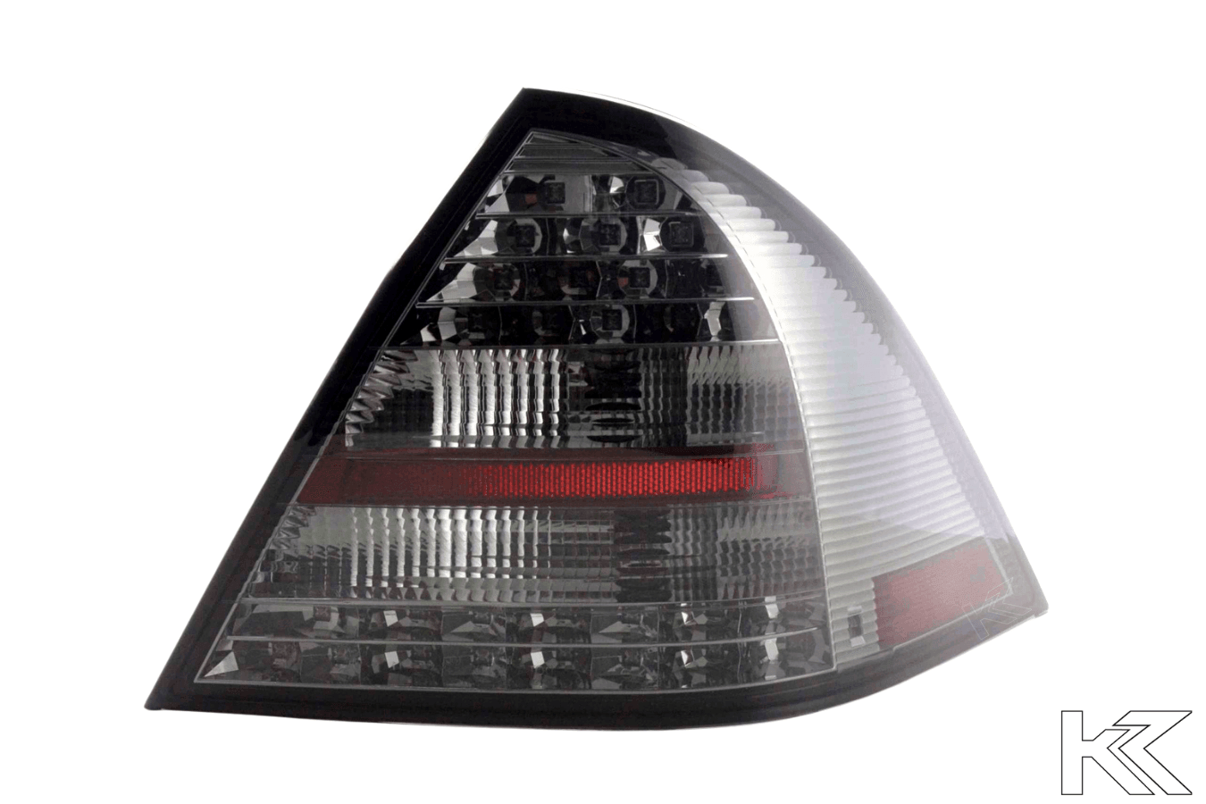 Mercedes Benz C-Class (203) Sedan Chrome Smoke LED Taillights Set (2005-2007) - K2 Industries