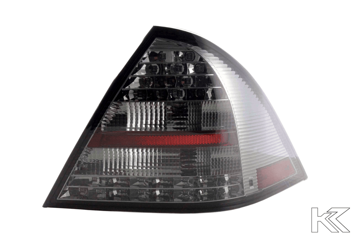 Mercedes Benz C-Class (203) Sedan Chrome Smoke LED Taillights Set (2005-2007) - K2 Industries