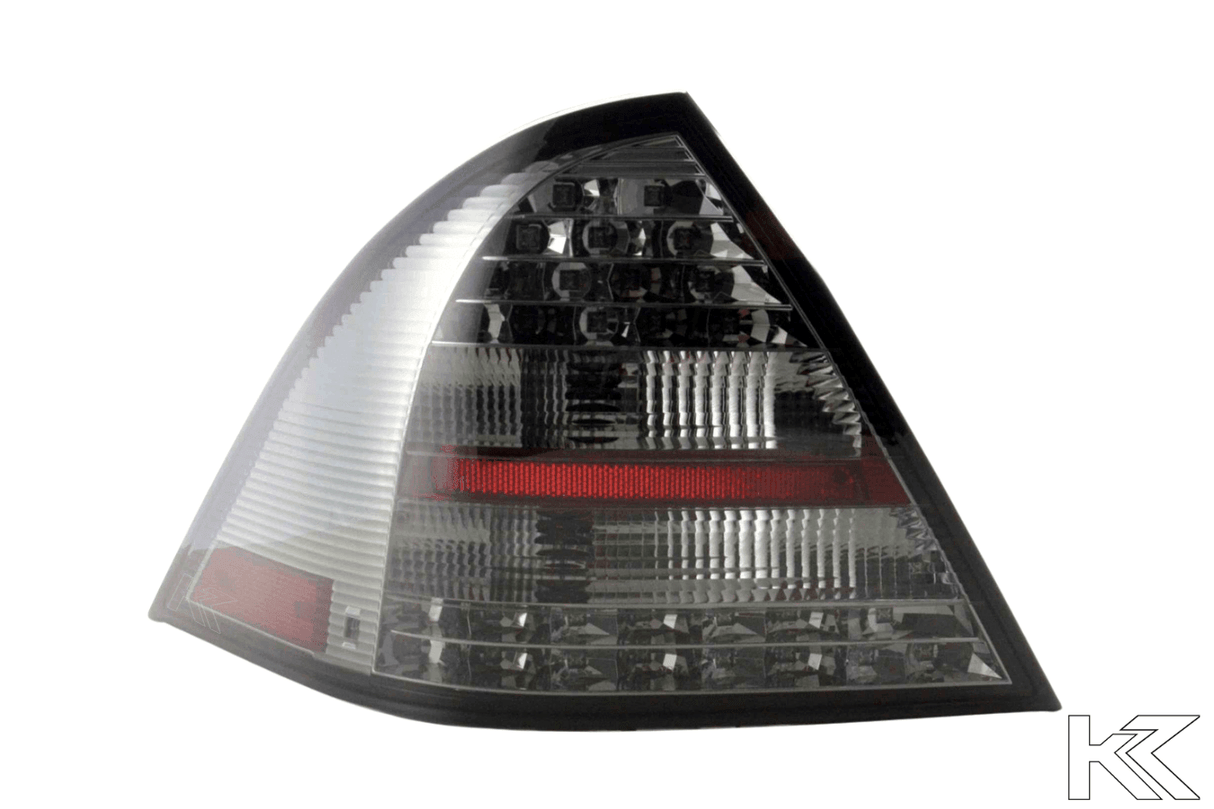 Mercedes Benz C-Class (203) Sedan Chrome Smoked LED Taillights Set (2001-2004) - K2 Industries