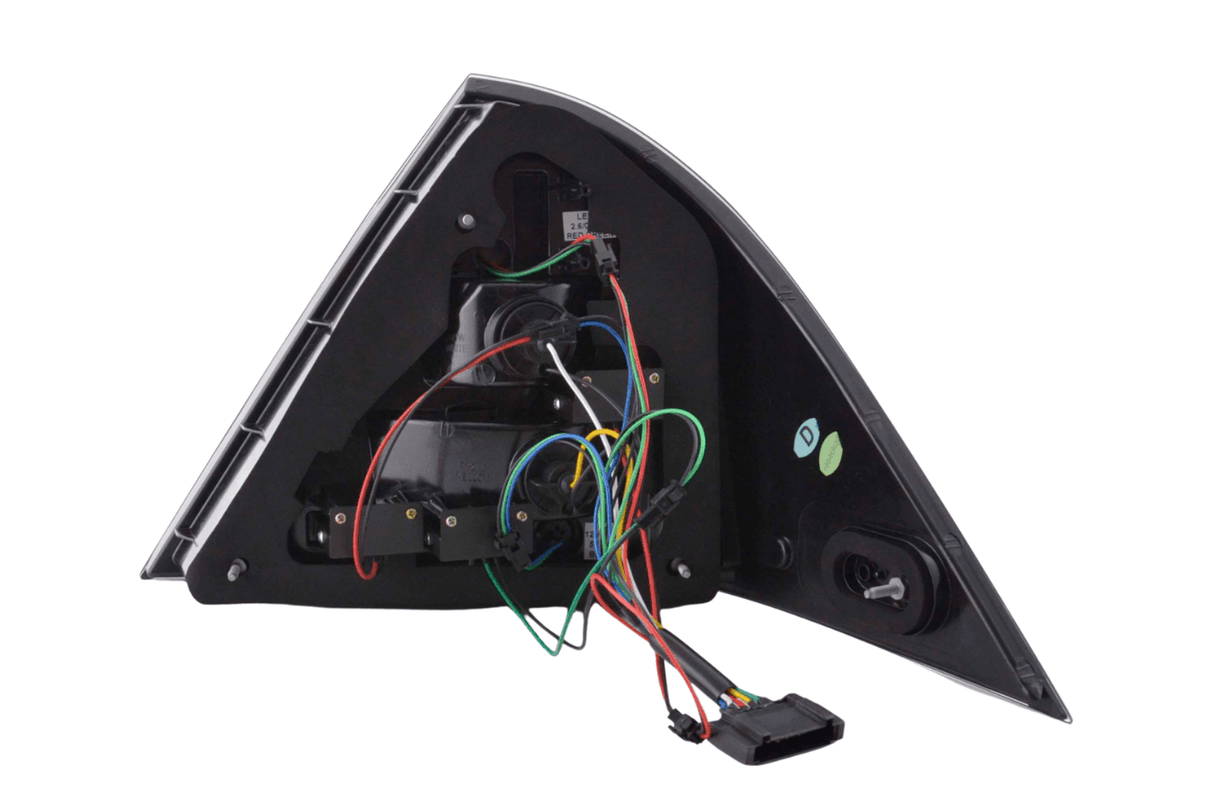 Mercedes Benz C-Class (203) Sedan Chrome Smoked LED Taillights Set (2001-2004) - K2 Industries