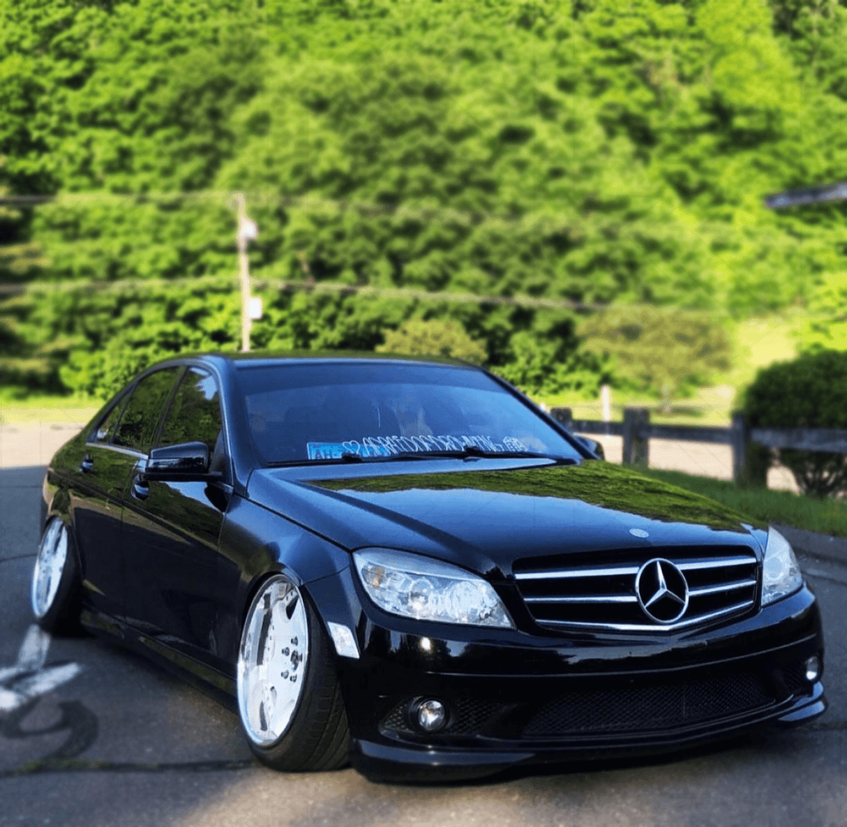 Mercedes Benz C-Class (204) Chrome Clear LED Taillights Set (2007-2011) - K2 Industries