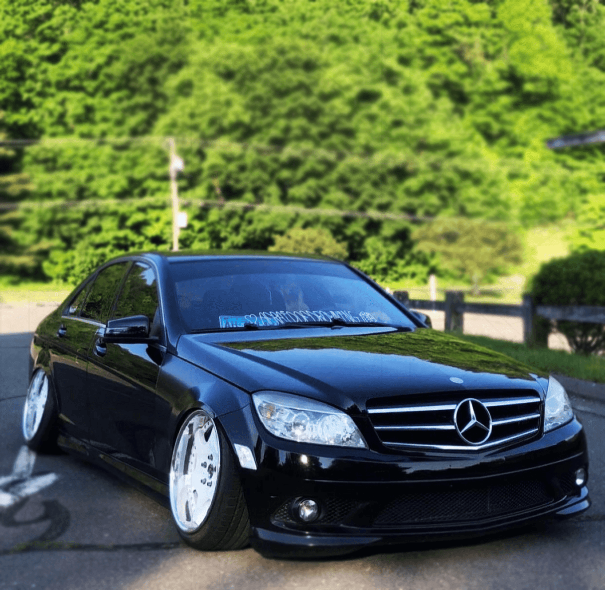 Mercedes Benz C-Class (204) Red LED Taillights Set (2007-2011) - K2 Industries