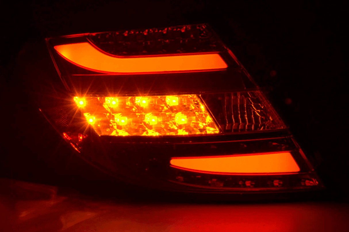 Mercedes Benz C-Class (204) Red LED Taillights Set (2007-2011) - K2 Industries