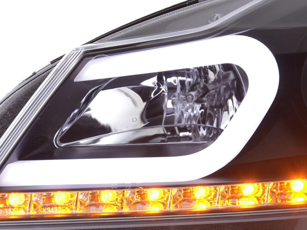 Mercedes-Benz C-Class W204 Black LED Headlights (2011-2014) - K2 Industries
