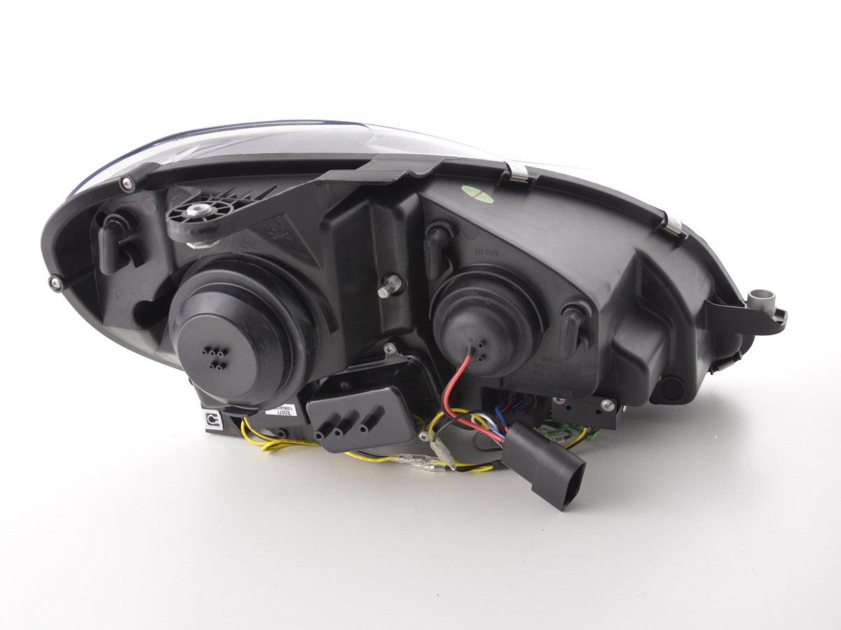 Mercedes-Benz C-Class W204 Black LED Headlights (2011-2014) - K2 Industries