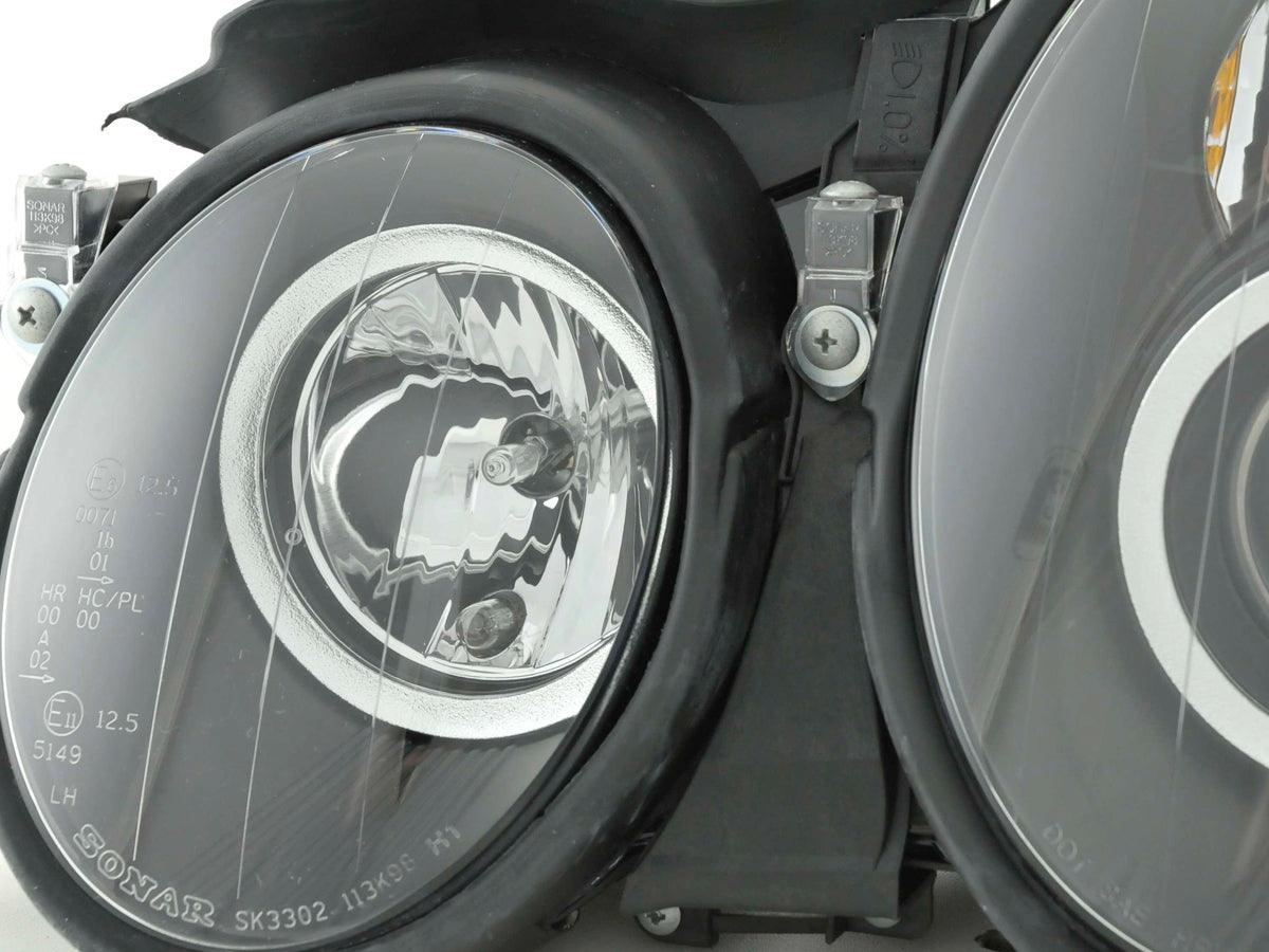 Mercedes Benz CLK (208) Black Headlight Set  (1998-2002) - K2 Industries