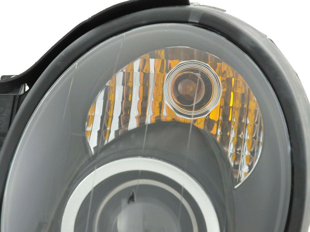 Mercedes Benz CLK (208) Black Headlight Set  (1998-2002) - K2 Industries