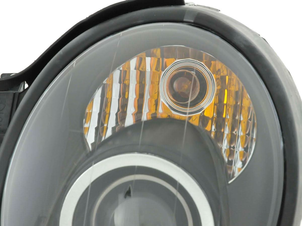 Mercedes Benz CLK (208) Black Headlight Set (1998-2002) - K2 Industries