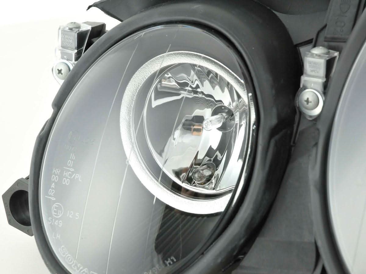 Mercedes Benz CLK (208) Black Headlight Set (1998-2002) - K2 Industries