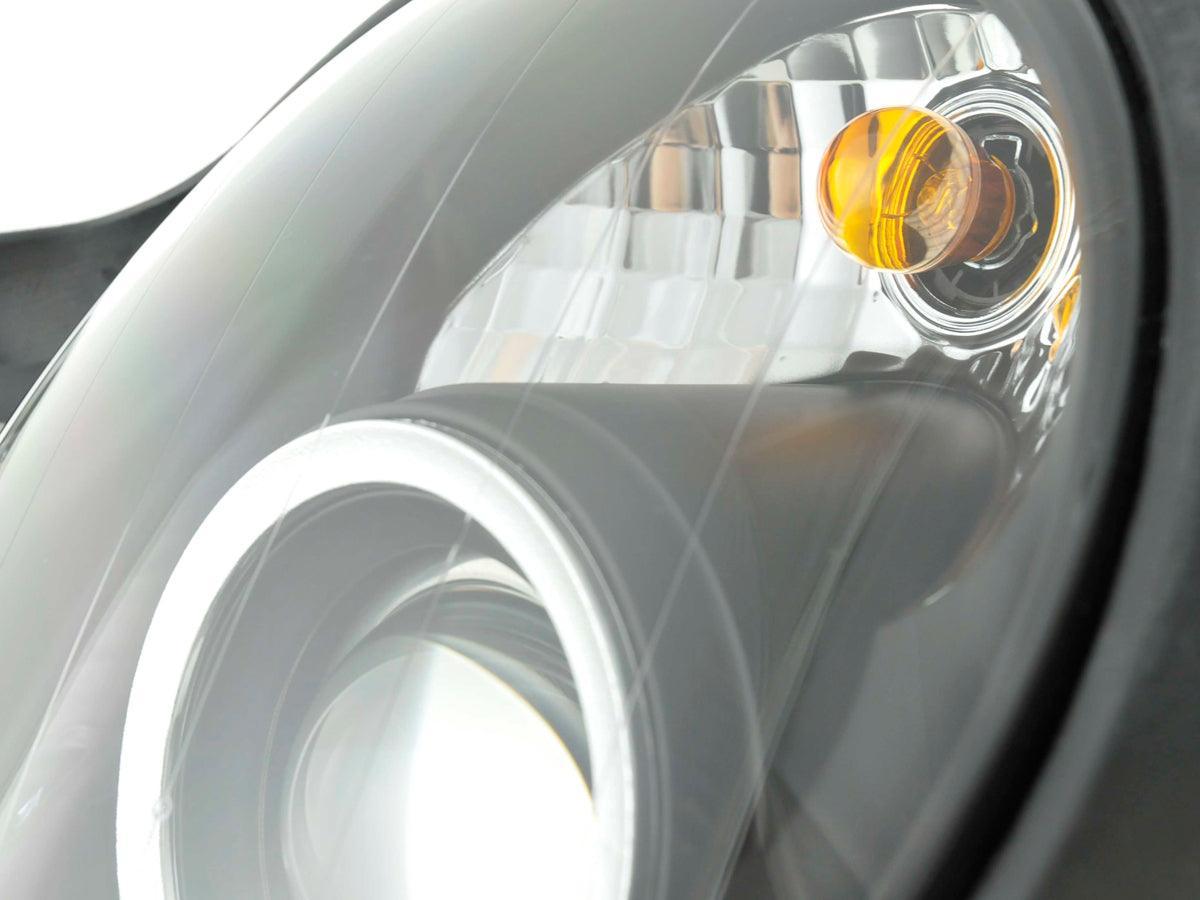 Mercedes Benz CLK (208) Black Headlight Set  (1998-2002) - K2 Industries