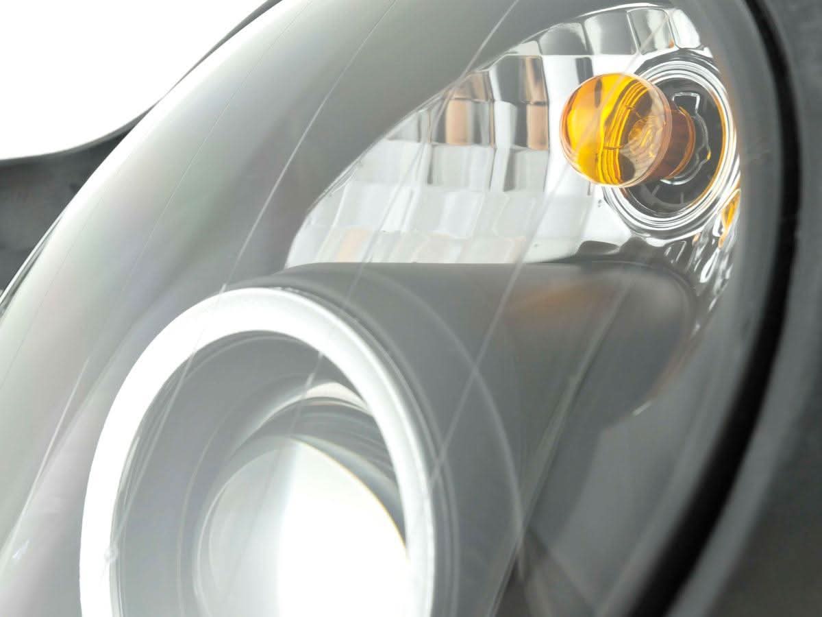 Mercedes Benz CLK (208) Black Headlight Set (1998-2002) - K2 Industries