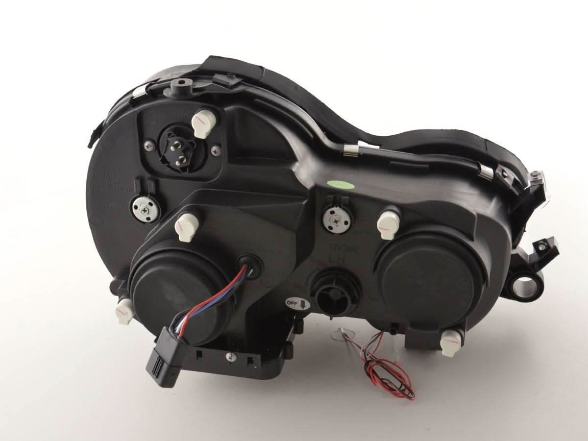 Mercedes Benz E-Class (210) Black Angel Eye Headlights (1999-2001) - K2 Industries