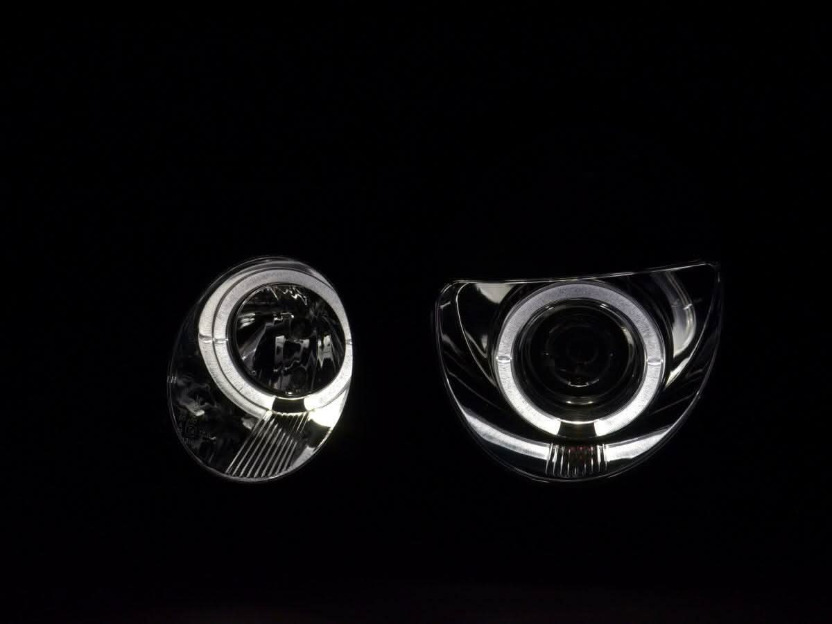 Mercedes Benz E-Class (210) Chrome Angel Eye Headlights (1999-2001) - K2 Industries