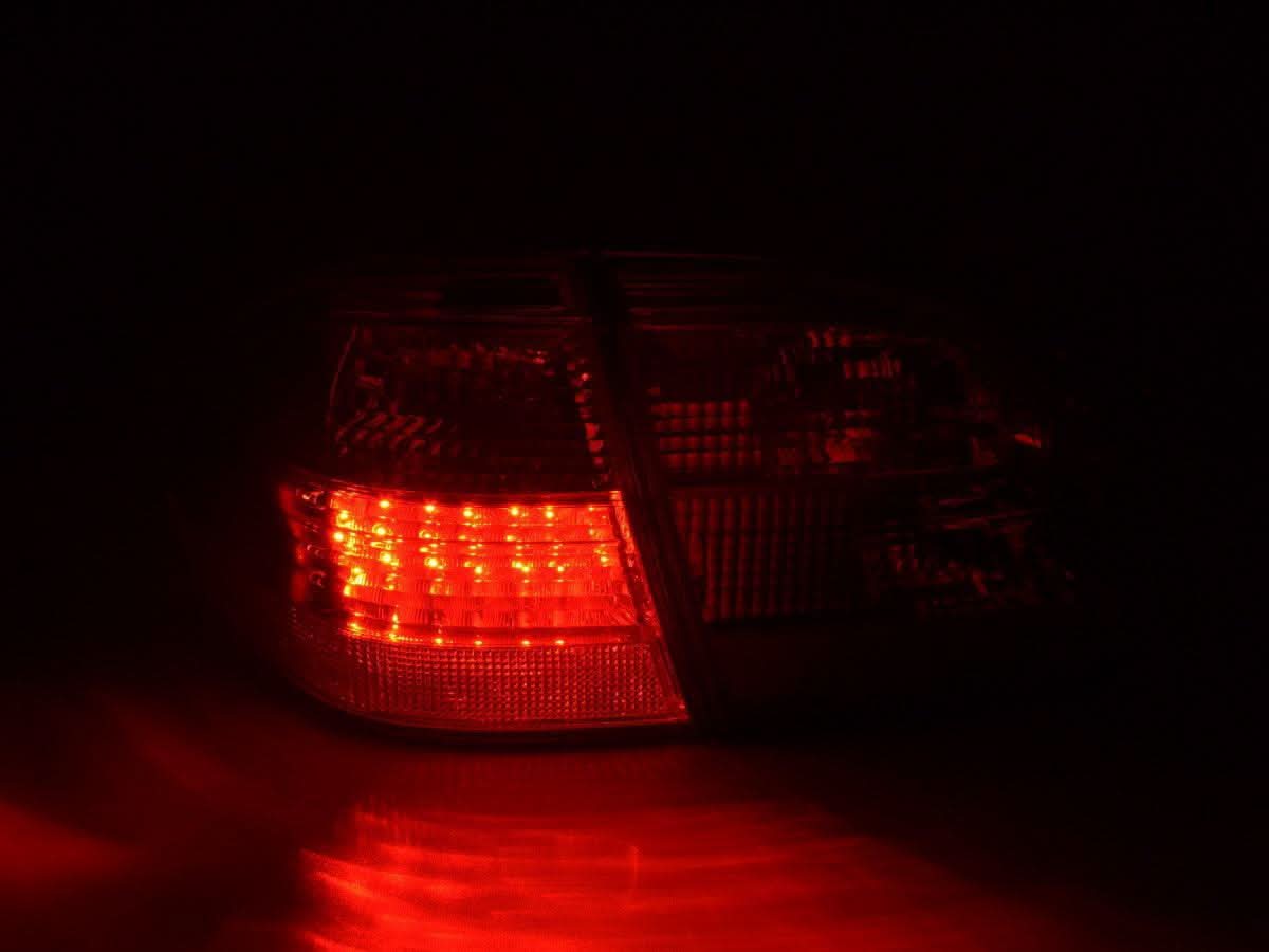 Mercedes Benz E-Class (210) Kombi Red LED Taillights Set (1999-2003) - K2 Industries
