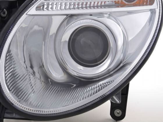 Mercedes Benz E-Class (211) Chrome Headlight Set (2002-2006) - K2 Industries