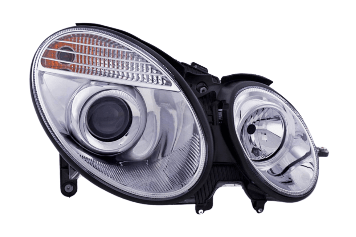 Mercedes Benz E-Class (211) Chrome Headlight Set (2006-2008) - K2 Industries