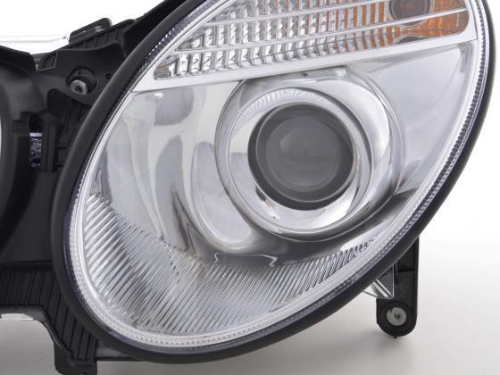 Mercedes Benz E-Class (211) Chrome Headlight Set (2006-2008) - K2 Industries