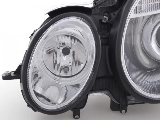 Mercedes Benz E-Class (211) Chrome Headlight Set (2006-2008) - K2 Industries