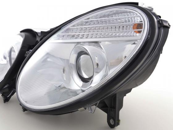 Mercedes Benz E-Class (211) Chrome Headlight Set (2006-2008) - K2 Industries