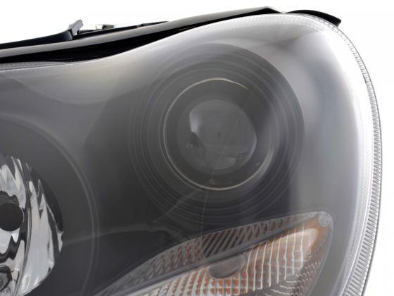 Mercedes Benz S-Class (220) Black Headlight Set (1998-2001) - K2 Industries