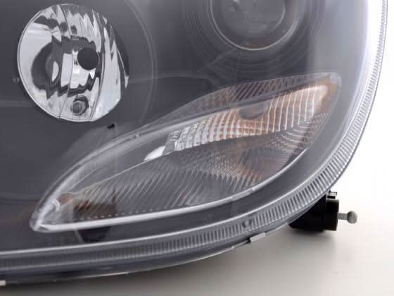 Mercedes Benz S-Class (220) Black Headlight Set (1998-2001) - K2 Industries